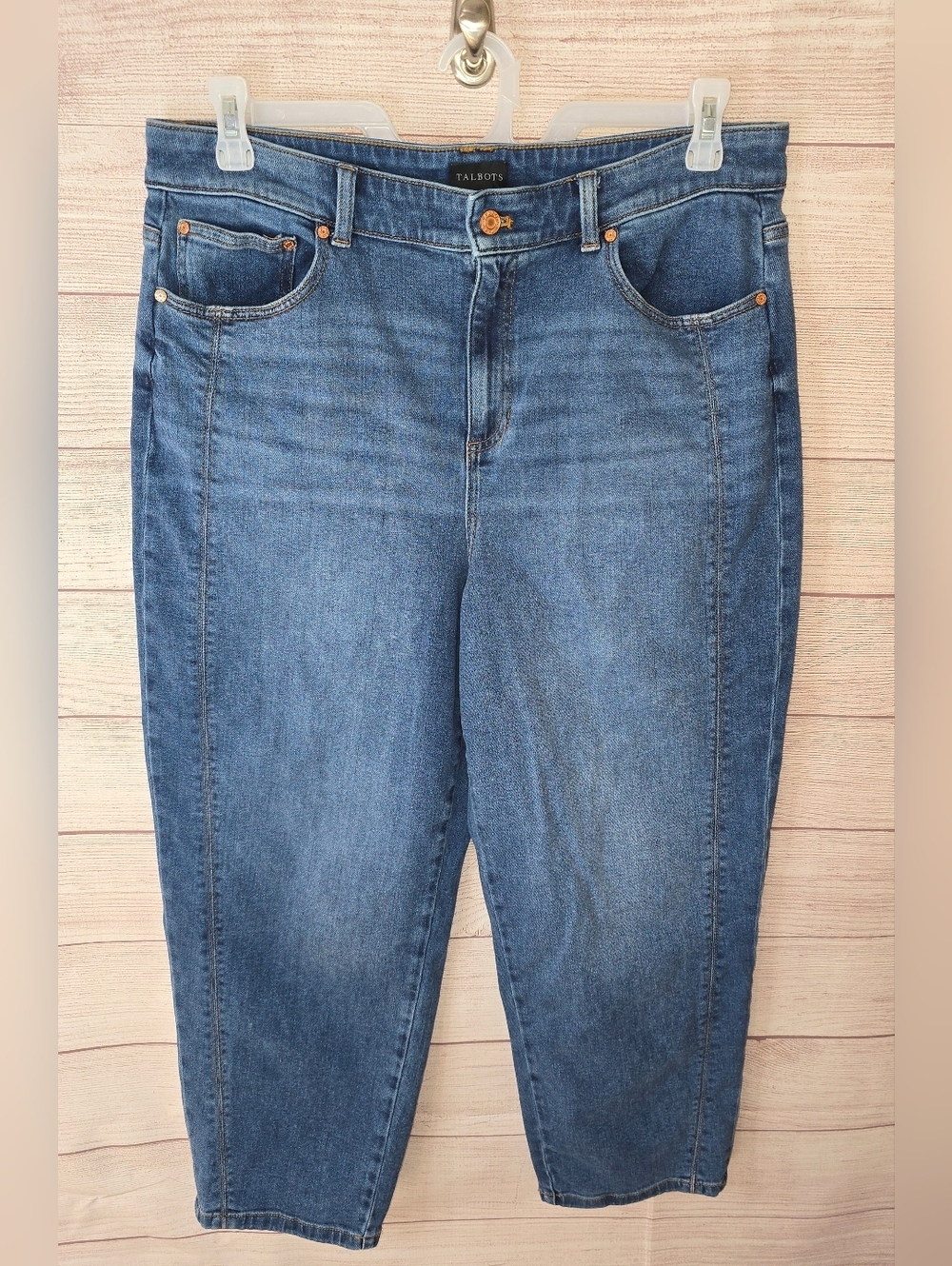 Talbots Relaxed Barrel Jeans Size 16